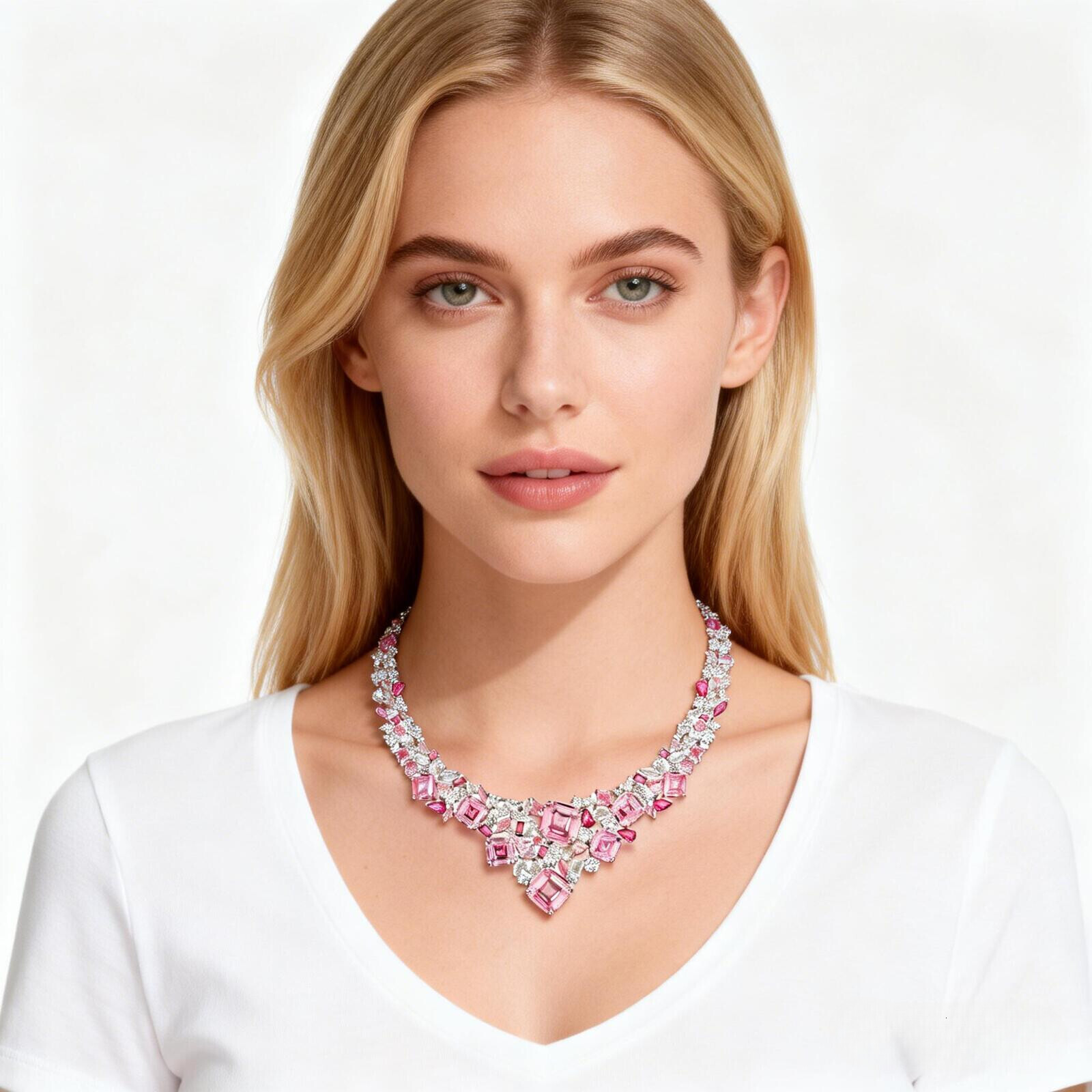 Necklace Stream Product: Galaxy Necklace, Gold-Plated Necklace, High-Quality Style, Elegant Women's Evening Dress Collarbone Necklace