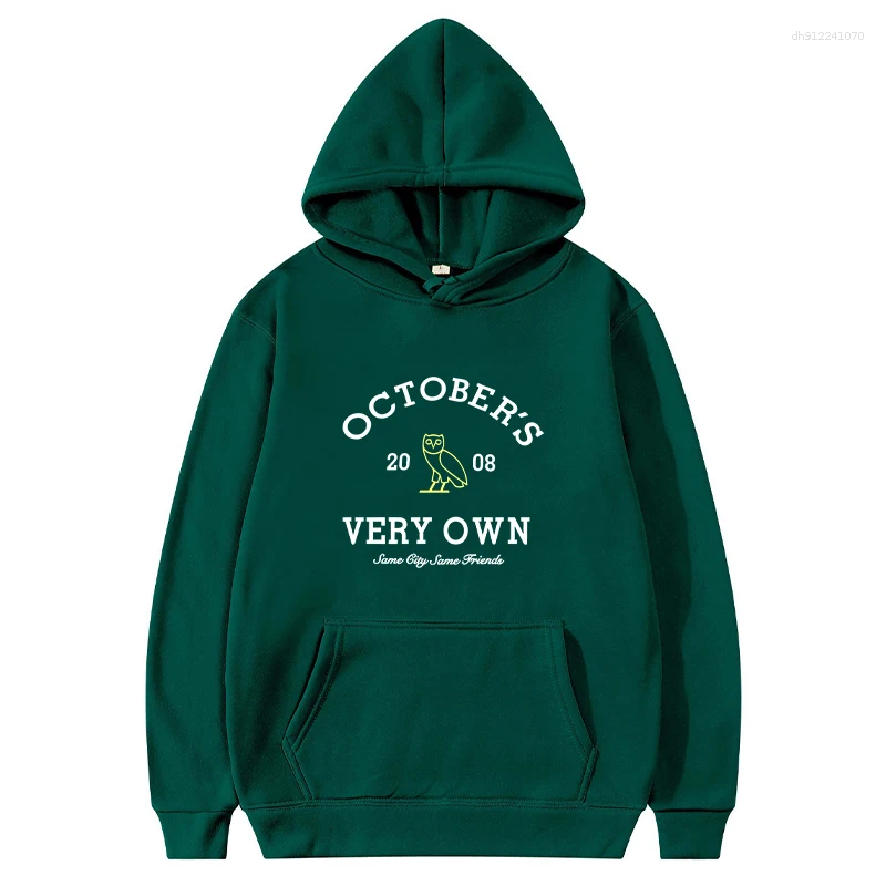 Men's Hoodies October's Men and Women Very Own Letter Printed Long Sleeve Casual Hoodies - view 4