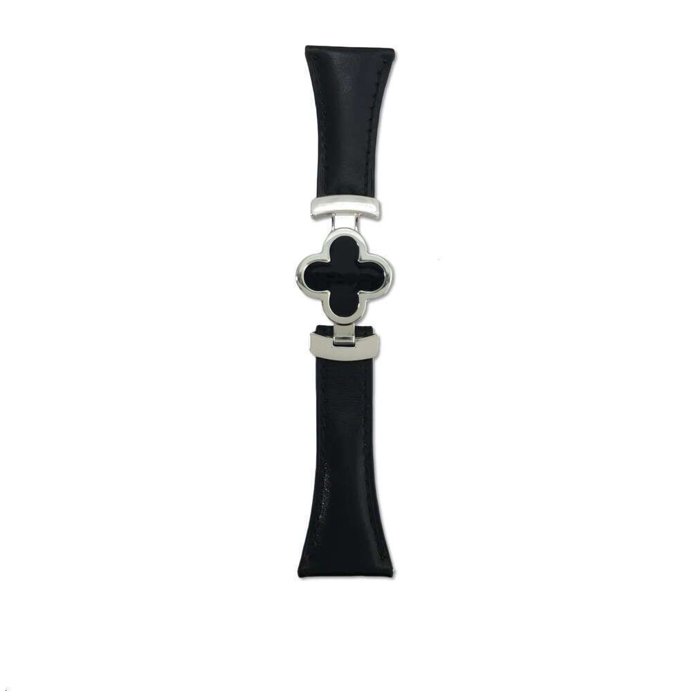 Elegant Clover Leather Watch Band Quick-Release Magnetic Buckle Strap for 18/20/22mm Watches (HUAWEI Watch GT6 Pro Compatible) - view 7