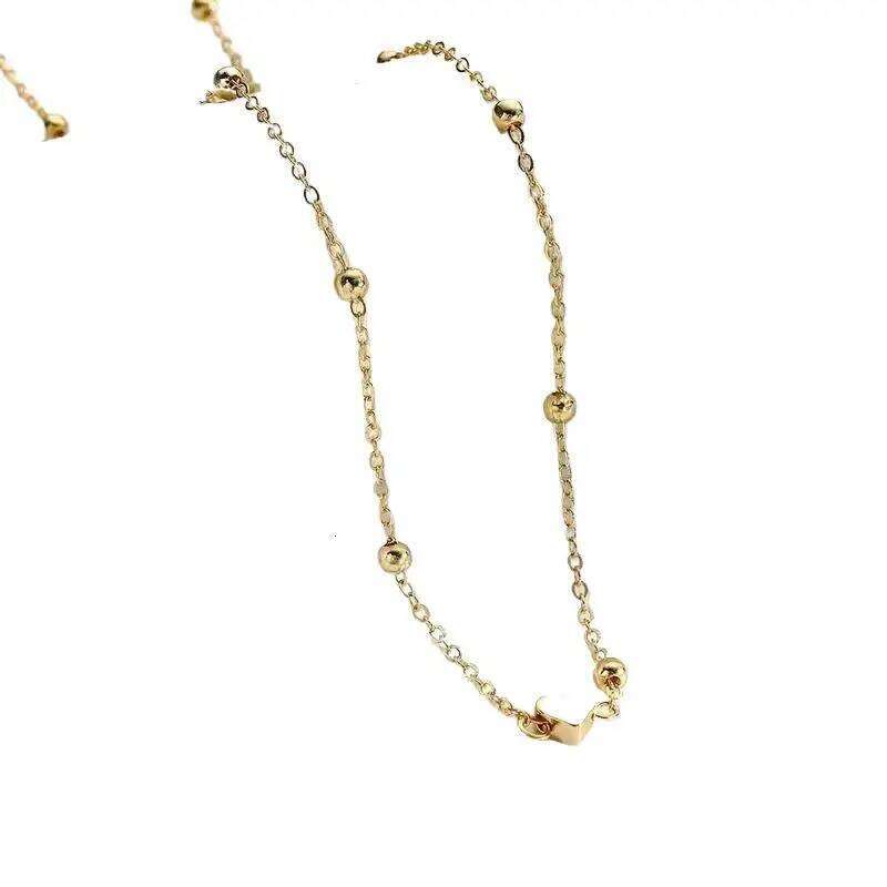 1Piece Girls Simple Heart Beaded Belly For Women Fashion Metal Beach Bikini Waist Chains Body Jewelry Accessories X260209