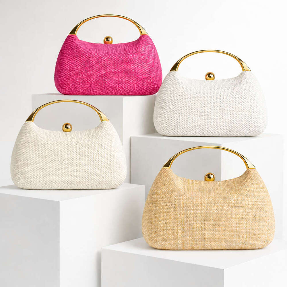 European And American New Woven Style Bag Single Shoulder Crossbody Fashionable Personality Socialite Evening Manufacturer Wholesale