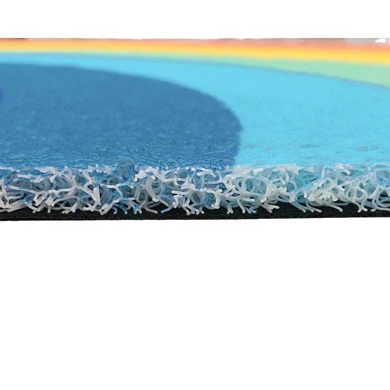 Floor mat for home entrance carpet door mat entryway door mat foot mat rainbow silk loop door mat S260207