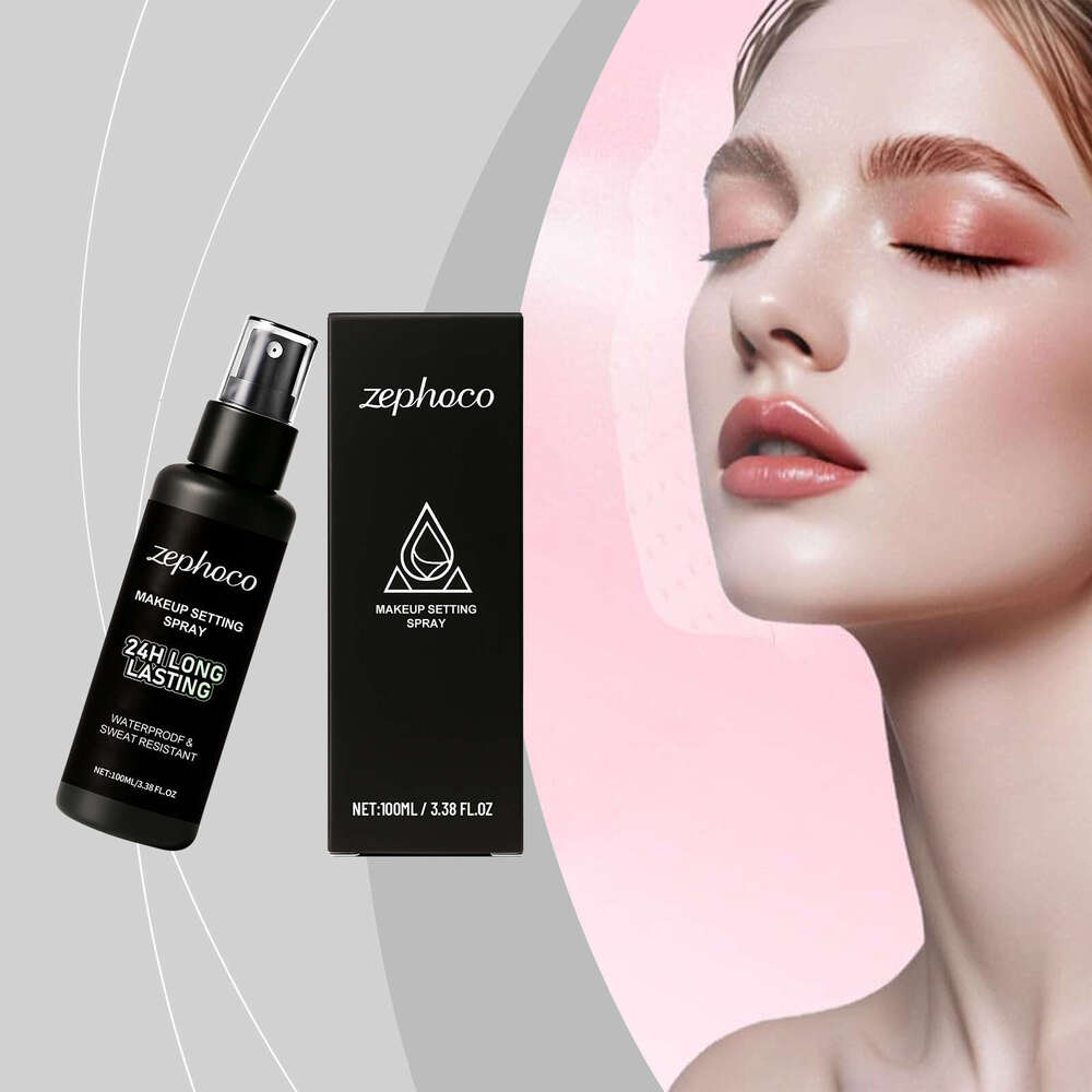 zephoco Clear Setting Spray - Lightweight, refreshing, non-caking makeup setting spray for daily commuting