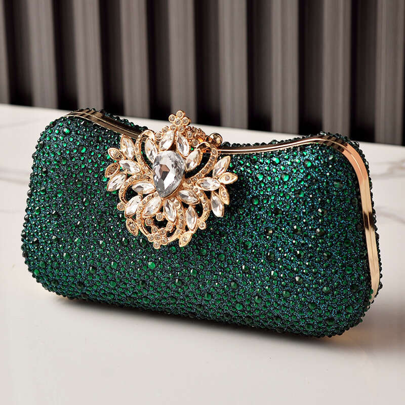 Luxury Rhinestone Evening European And American Party Dress Clutch Noble Cheongsam Women's Banquet Bag