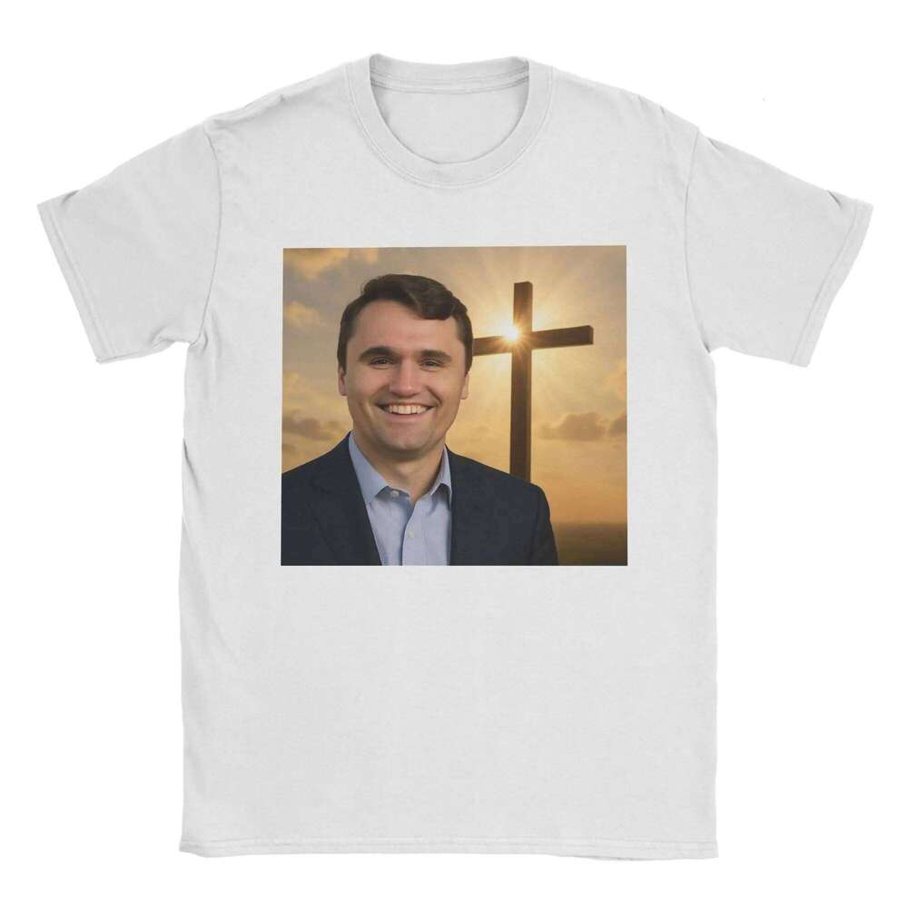 Cool Charlie Kirk T-Shirt Men Round Neck Pure Cotton T Shirts Short Sleeve Tees Plus Size Clothes X260209