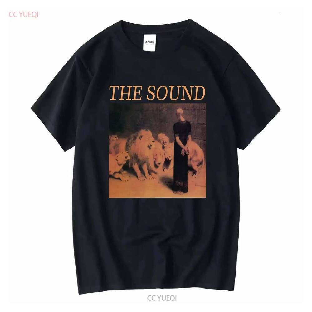 the sound T Shirt from lions mouth vintage Washed Stylish Top For Everyday Wear Casual Versatile Unisex homme fashion Soft X260209