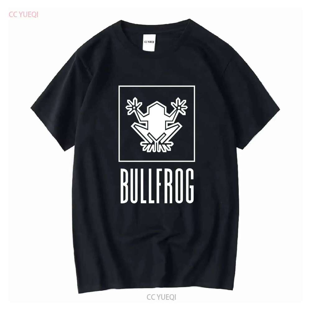 Men's t shirt Bullfrog gaming gamer videogames gift geek retro vintage Washed Stretched Versatile Casual designer clothes homme X260209