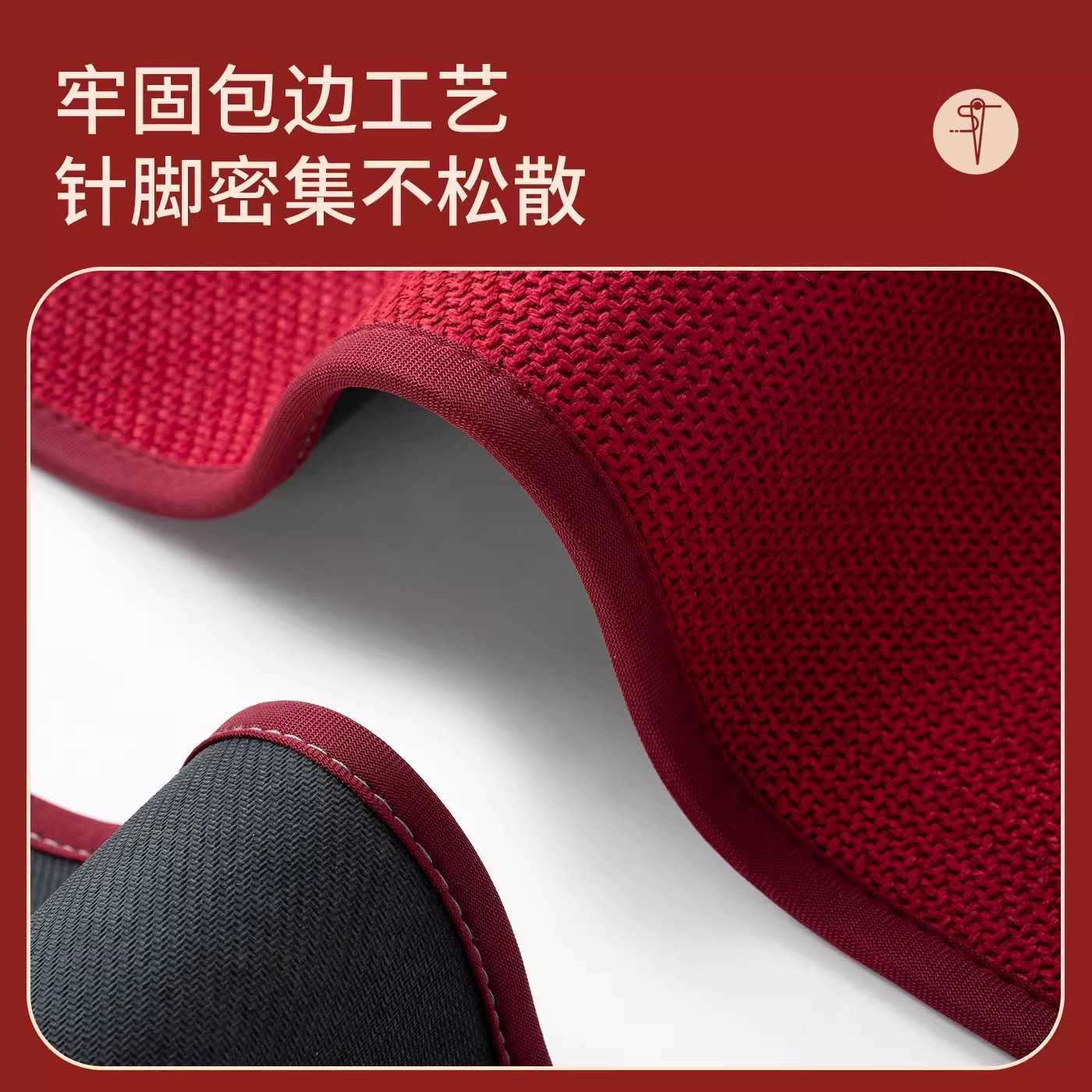 2026 New Year of the Horse Floor Mat Entrance Door Mat Dirt-resistant Wear-resistant Non-slip Foot Mat Linen Woven Floor Mat Water-absorbent Door Mat 