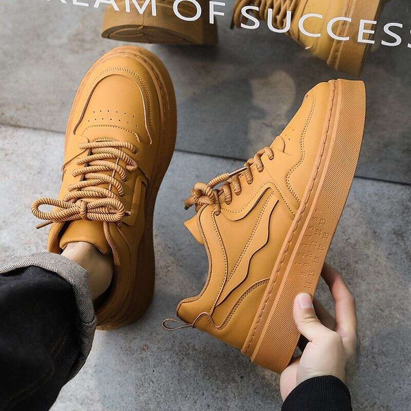 Autumn 2025 New Men's Versatile Sports Casual Thick-Soled Non-Slip Sneakers for Work Breathable Trendy Shoes