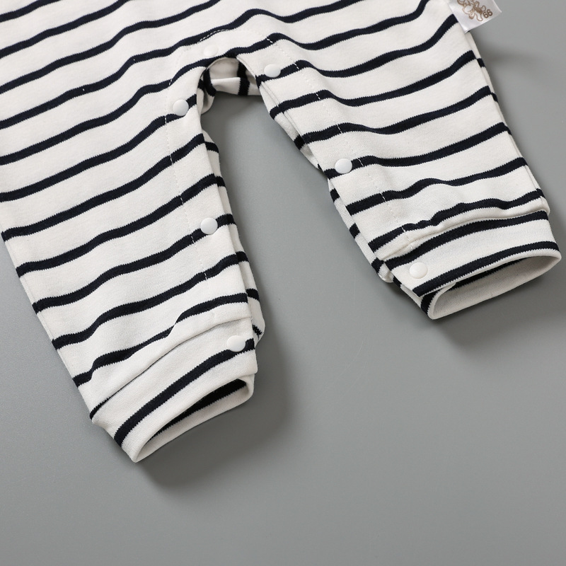 Spring and Autumn Baby romper, British gentleman, male baby, newborn jumpsuit