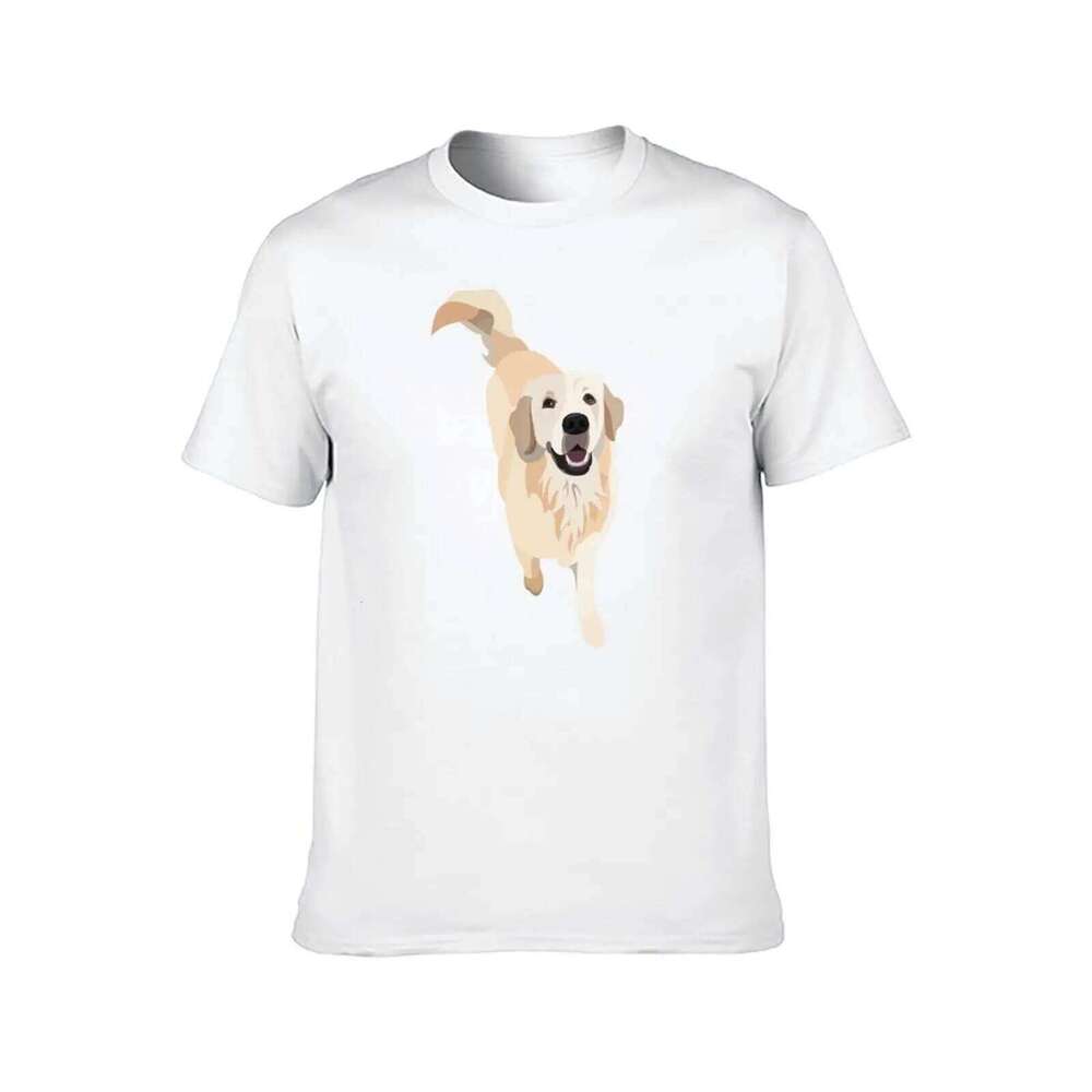 Golden Retriever designer shirt T-Shirt white for man printed t pack shirts Doggo X260209