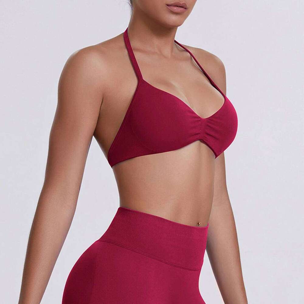 Hearuisavy Sports Bra Woman Gym Tops Sportswear Female Underwear Yoga Clothes Breathable Fitness Crop Top Push Up Workout Bras 26Y0209