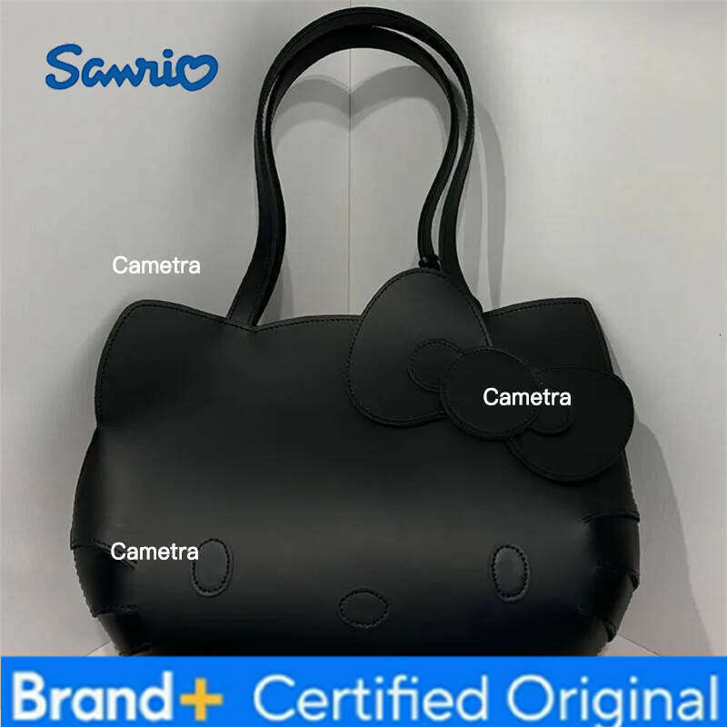 Sanrio Kawaii Hello Kitty Tote Bag Cartoon PU Backpack High Capacity Portable Shoulder Bags Commuting Handbag Student Girl Gift H260209