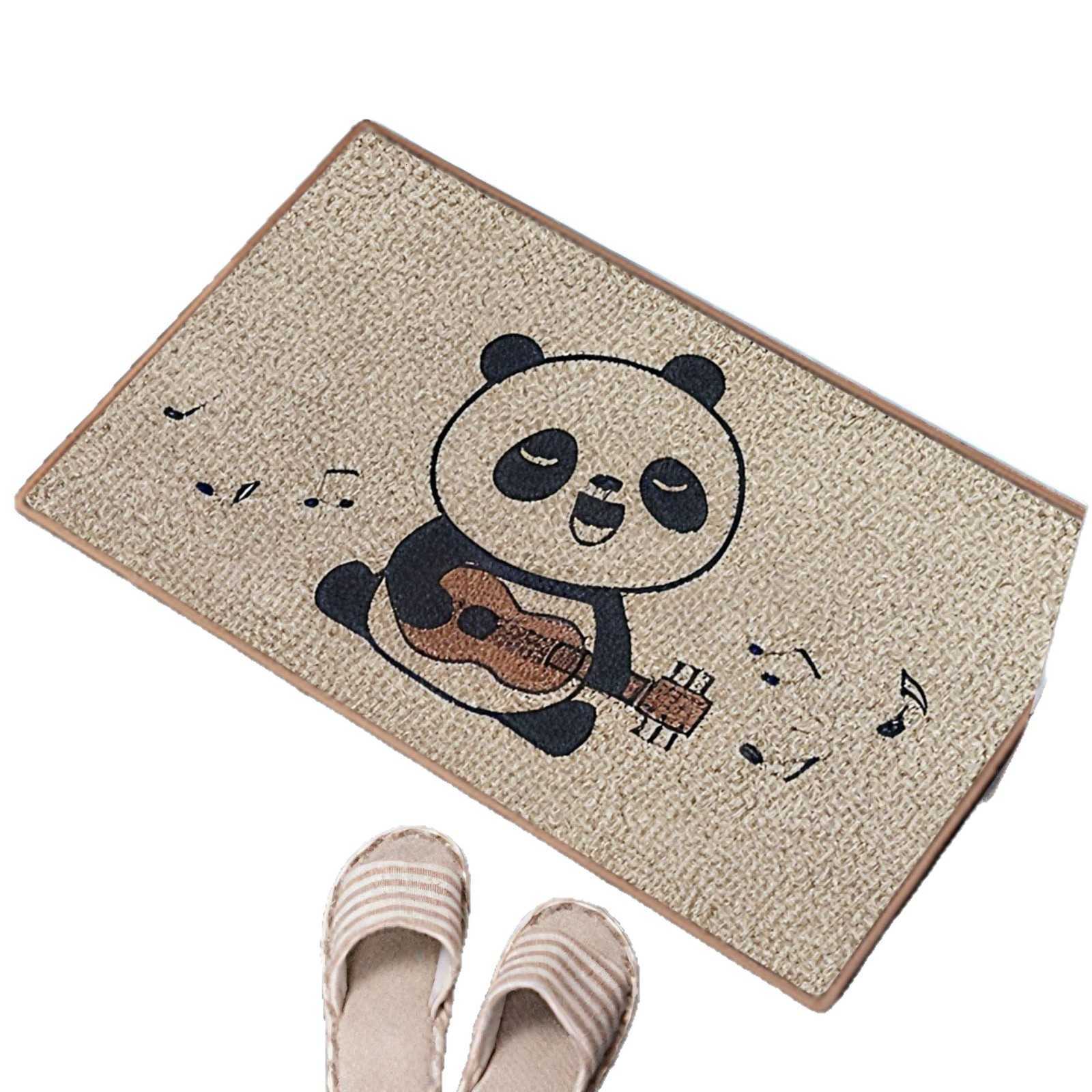 Cartoon cute non-slip strong water-absorbing entrance mat thickened entryway doormat outdoor bedroom quick-dry mat S260207
