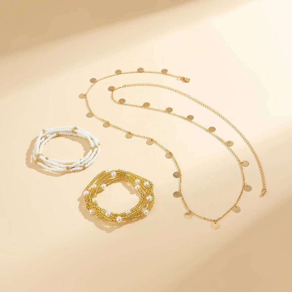 3Pcs/Set Boho Sequin Pendant Elastic Seed Beads Waist Belly Belt Chains Women Summer Bikini Aesthetic Body Jewelry Accessories X260209
