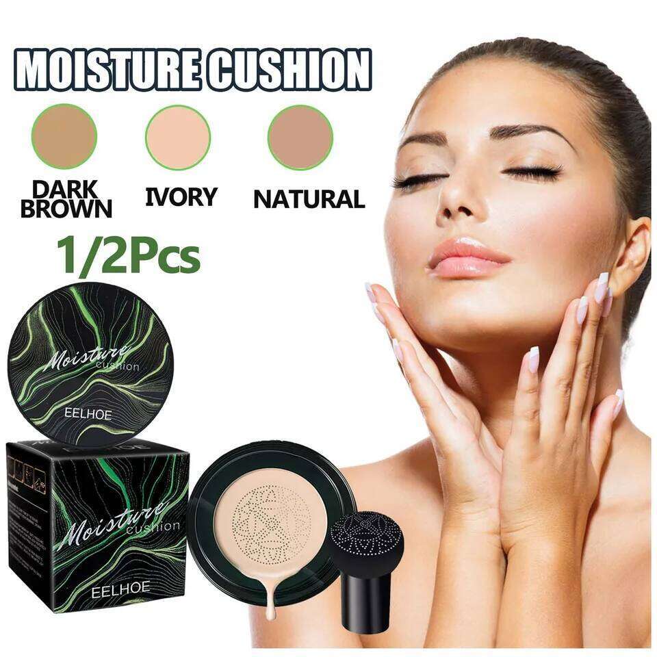Mushroom Head Air Cushion BB Cream Magic Foundation Face Concealer Moisturizing Waterproof Brightening Makeup Base Cosmetics 26L0209