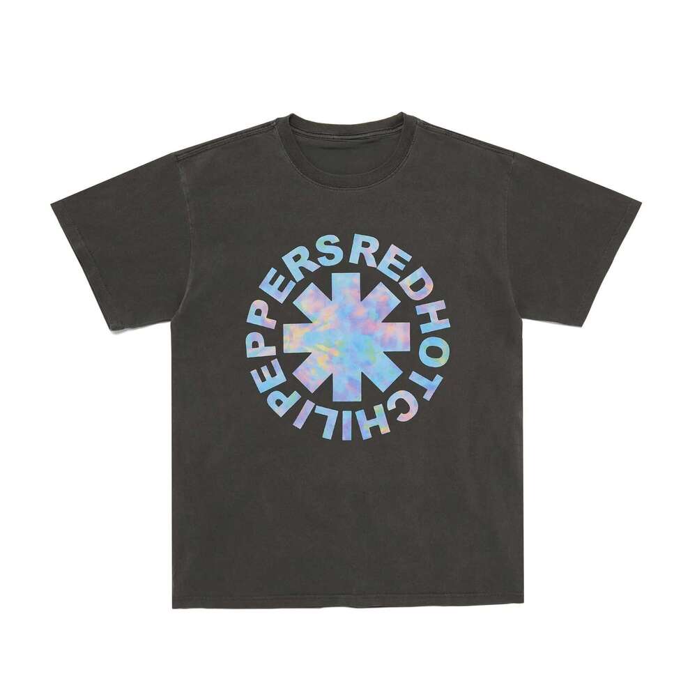 RHCP Men's 100%Cotton album graphics New Summer spring Women Red Hot Chili Peppers oversized hiphop Y2k fashion Tshirt X260209