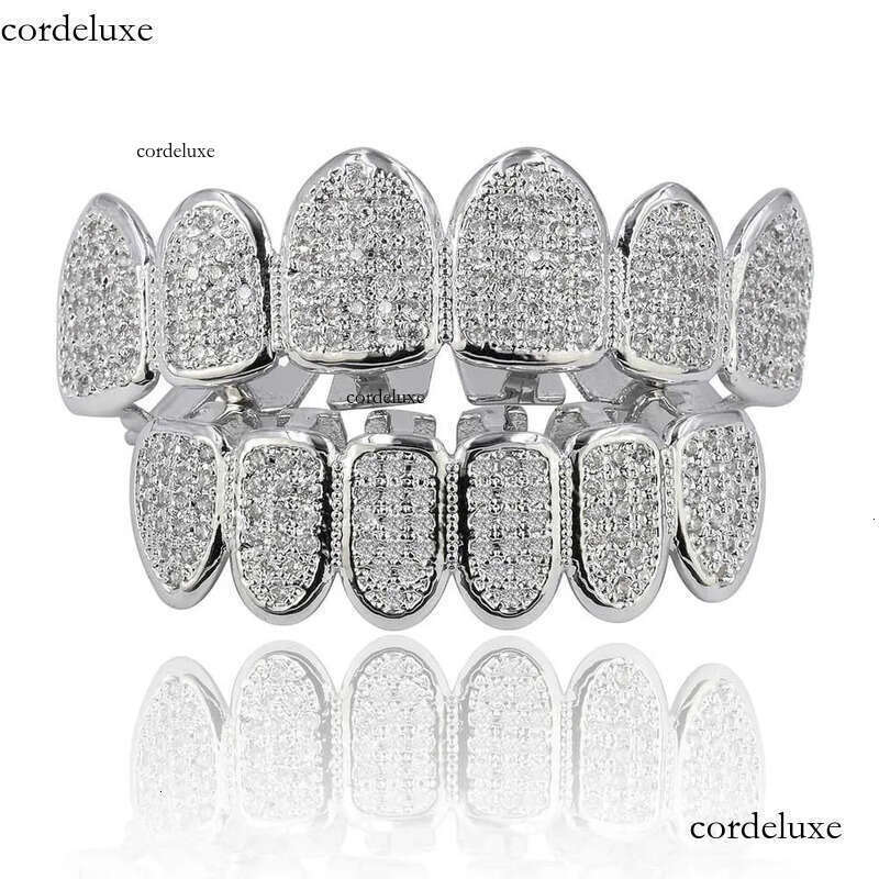 Moissanite Gold Plated Hip Hop Grillz Top And Bottom Grills For Mouth Teeth 2 EXTRA Molding Bars Every Style 32