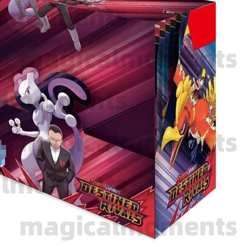 BlackBolt Booster Pixie 151Blind Box Flash Card Poke Elf Anime Flash Card Collection Board Game