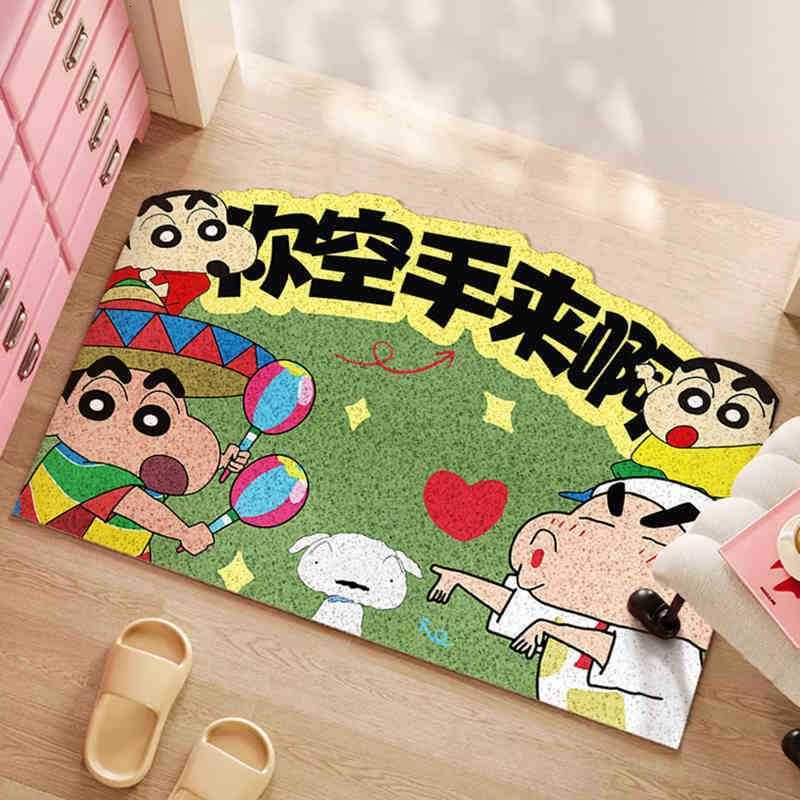 Carpet Dirt-Resistant Easy to Clean Silk Loop Doormat Cartoon Wear-Resistant Non-Slip Doormat Entrance Cuttable Doormat S260207