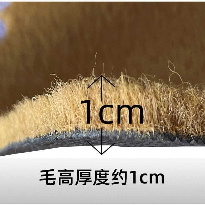 Faux Coconut Palm Doormat Embroidered Entrance Mat Mud Scraper Faux Palm Non-Slip Foot Mat Outdoor Mat S260207