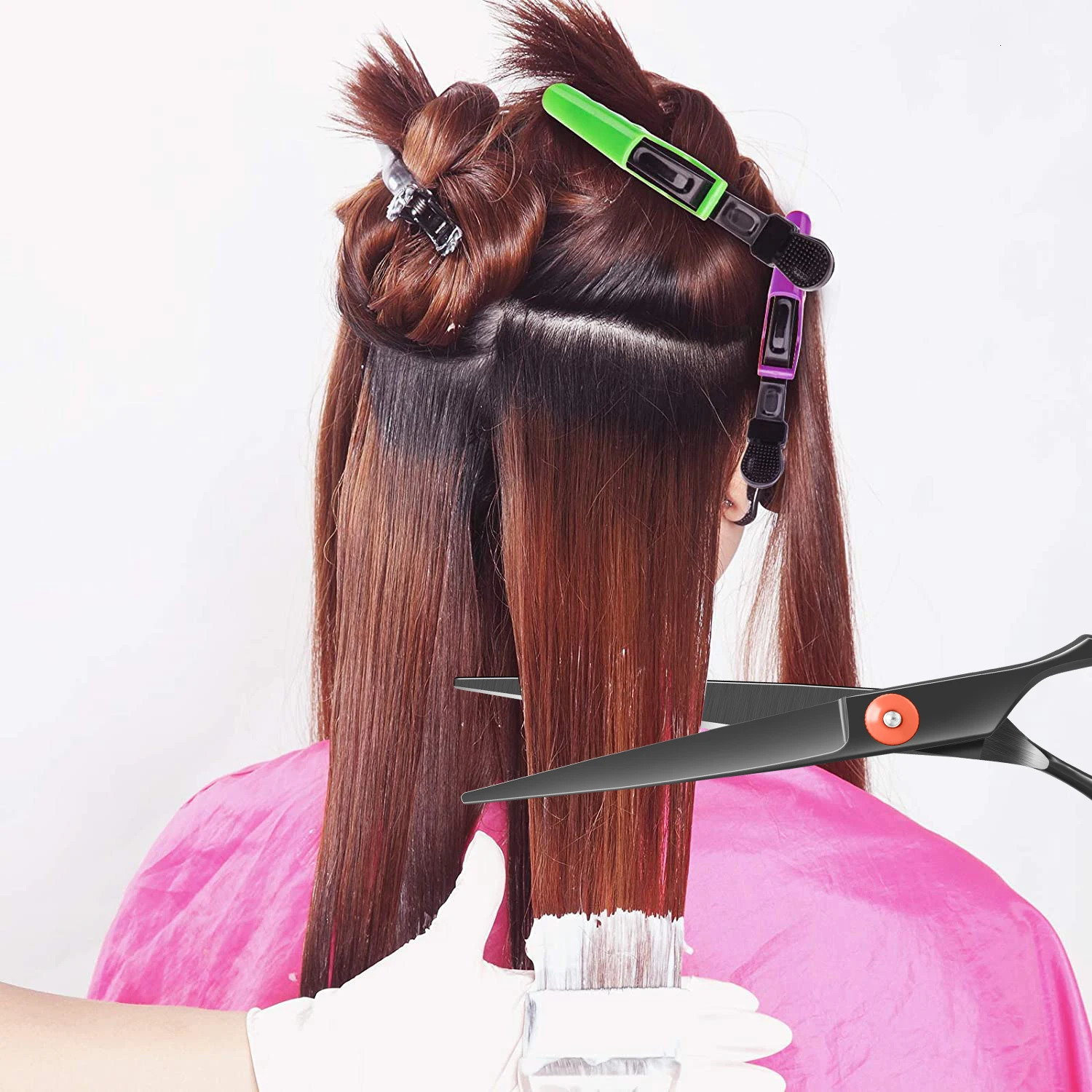 Hair Cutting Scissors Thinning Shears Stainless Steel Professional Barber Hairdressing Texturizing Salon Razor Edge Scissor 260205