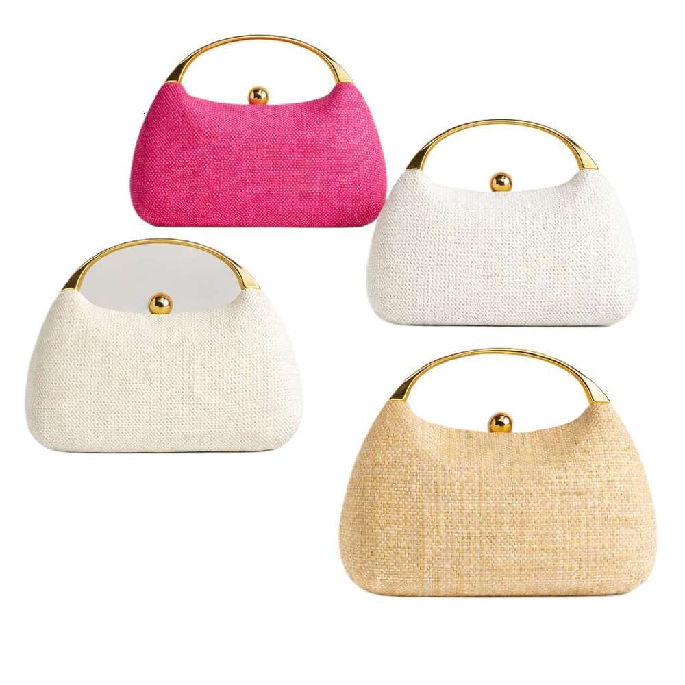 European And American New Woven Style Bag Single Shoulder Crossbody Fashionable Personality Socialite Evening Manufacturer Wholesale