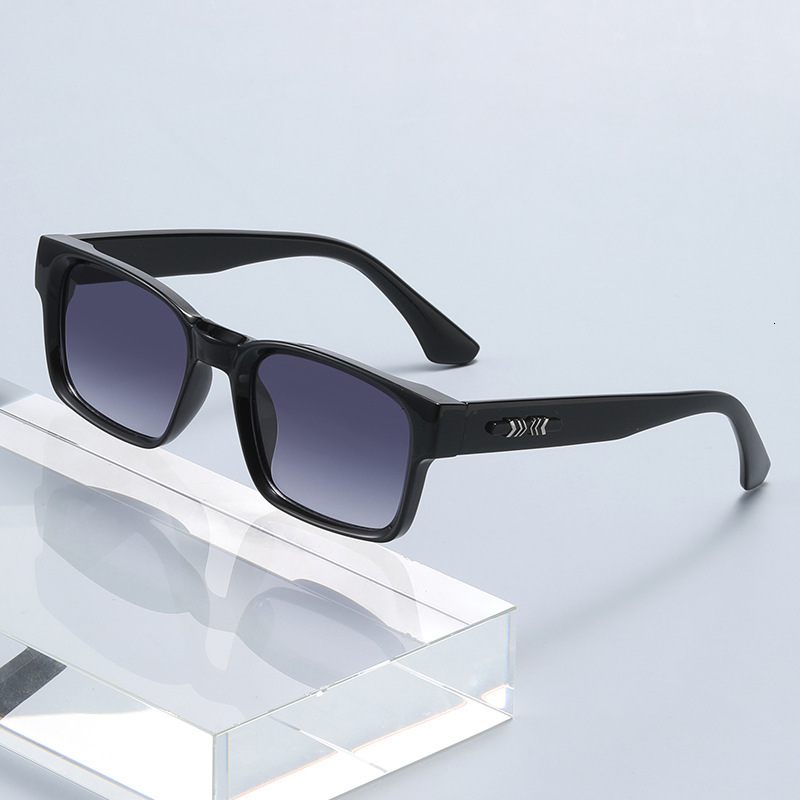 irregular Sunglasses New Fashion Square Frame Sunglasses For Men UV Protection Leopard Print Large Women Trendy