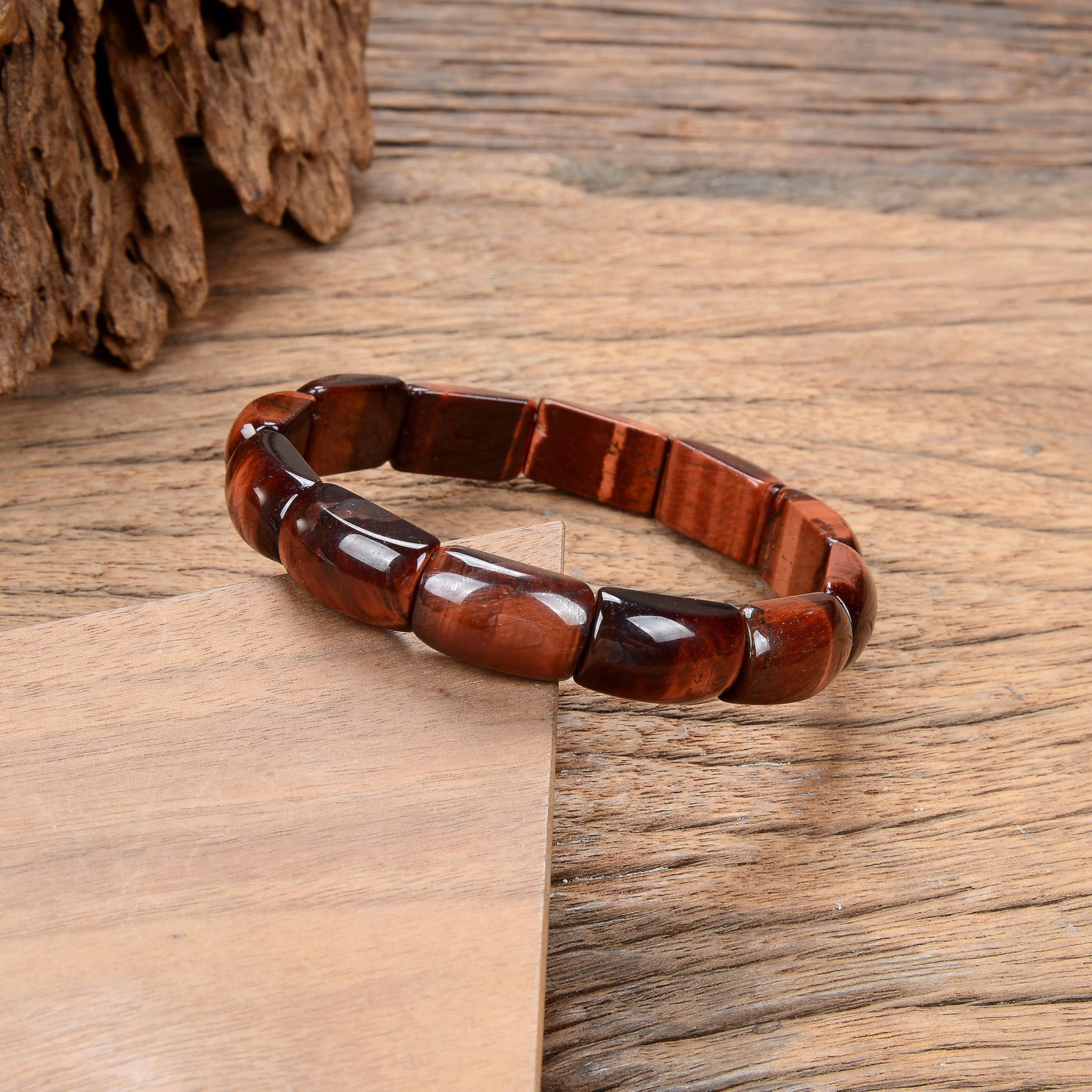 Natural Tiger Eye Beads Bracelets Yoga Bracelet for Men Women Elastic Rope Jewelry Magnetic Health Protection Women Soul Jewelry 260202