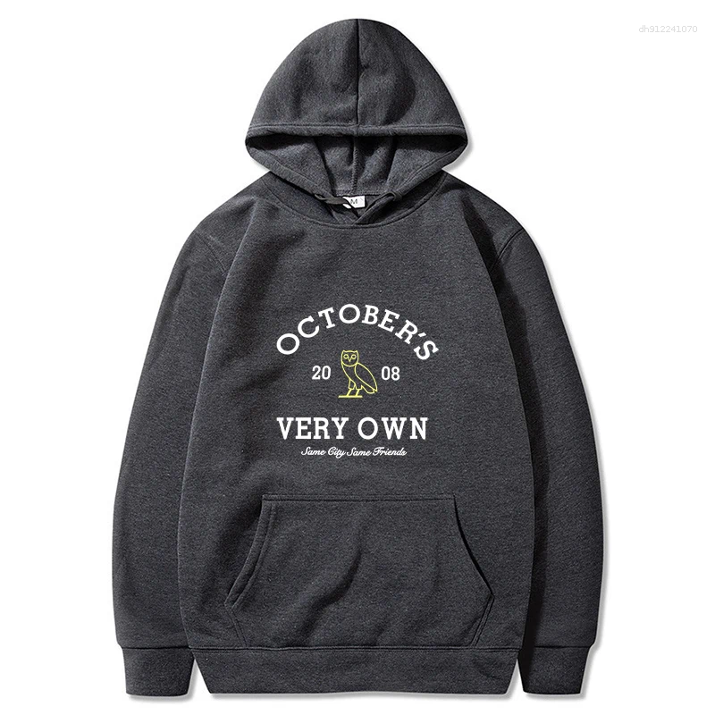 Men's Hoodies October's Men and Women Very Own Letter Printed Long Sleeve Casual Hoodies - view 5