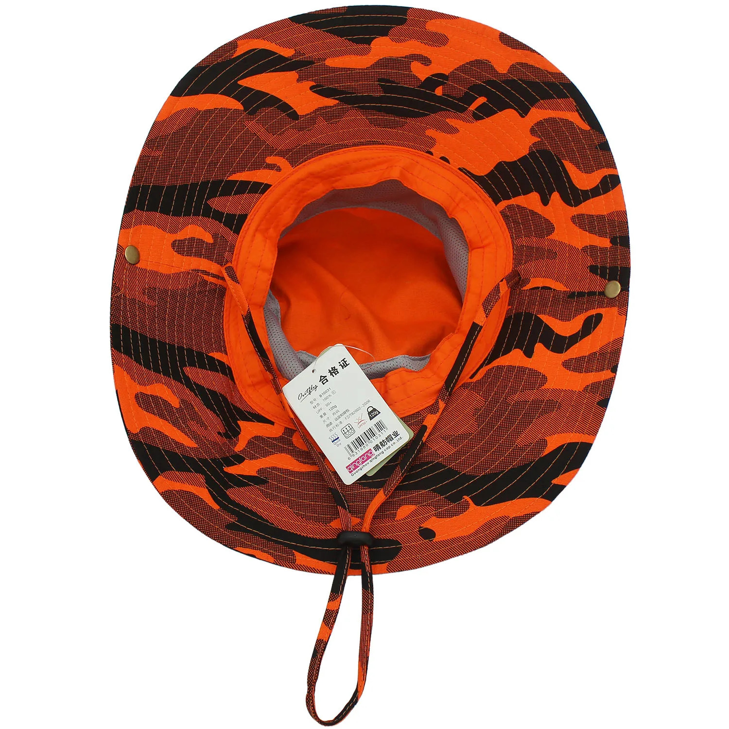 Outfly Camouflage Cowboy Hat Outdoor Boonie Hat UV Protection Mens Tactical Panama Wide Brim Hunting Hiking Bucket Hat 260208