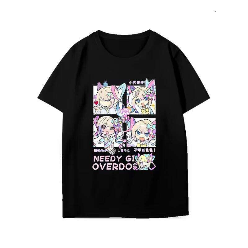 Floral Print T-Shirt Soft Breathable Casual Comfortable Funny Printed Tee Anime Style Unisex Couple Clothes Birthday Gift X260209