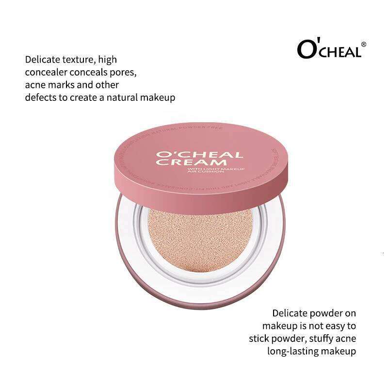 OCHEAL CC Cushion Long Lasting Moisturizing Concealer Foundation BB Cream For Face Makeup Concelear 26L0209