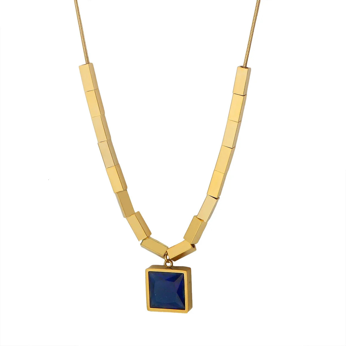 Delicate Stainless Steel Pendant Necklace 260124