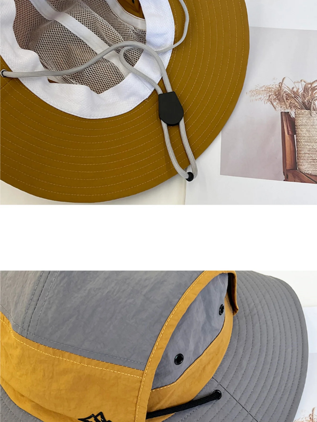 Retro quick-dry Western cowboy hat women spring and summer mountaineering fishing sunscreen hat thin breathable fisherman hat 260204