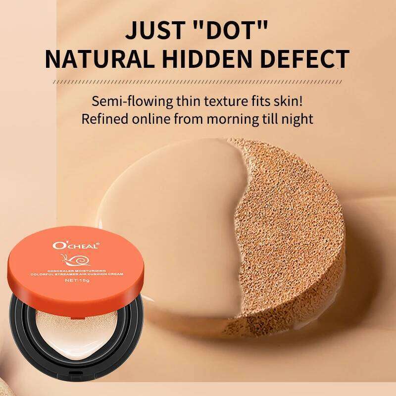 OCHEAL Whitening BB Foundation Cream Face Concealer Air Cushion for Girl Make Up Facial Beauty Makeup 26L0209