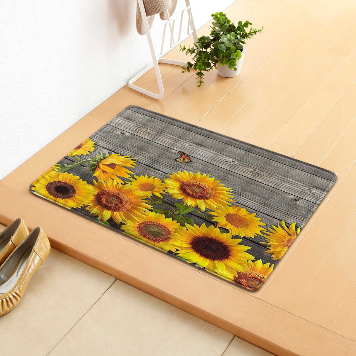 3D animal entrance mat modern minimalist long strip carpet for bedroom and living room S260207