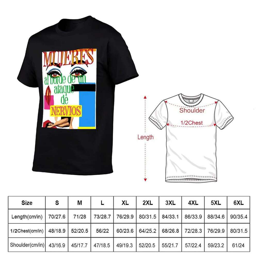 Women on the Verge of a Nervous Breakdown shirt casual graphic t shirts for man anime tshirt T-Shirt X260209