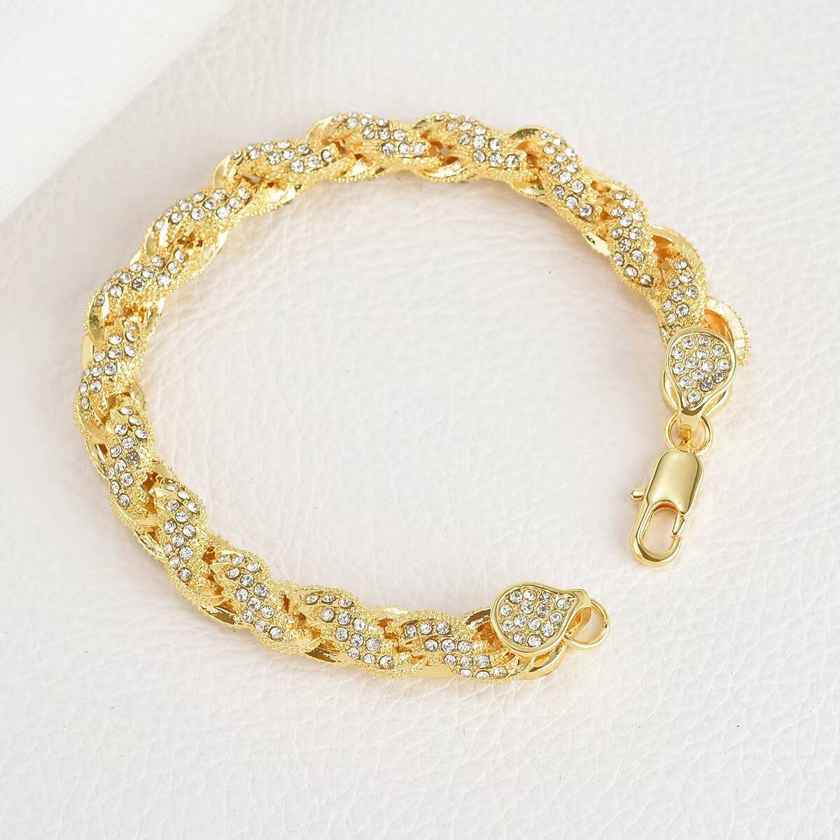 European and American Hip-hop Mens Necklace 10mm Thick Fried Dough Twists Chain Exaggerated Fashion Necklace Wholesale