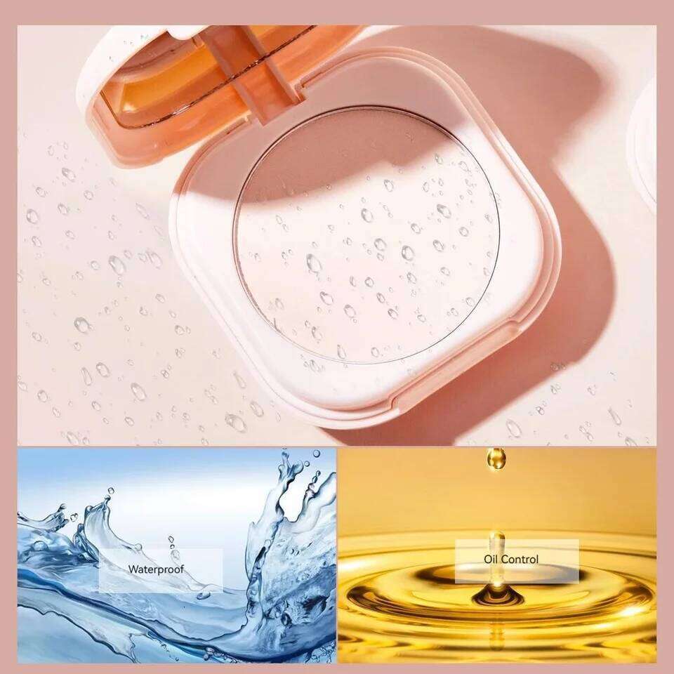 Oil Control Brightening Skin Tone Setting With Mirror Compact Portable Makeup Powder 26L0209