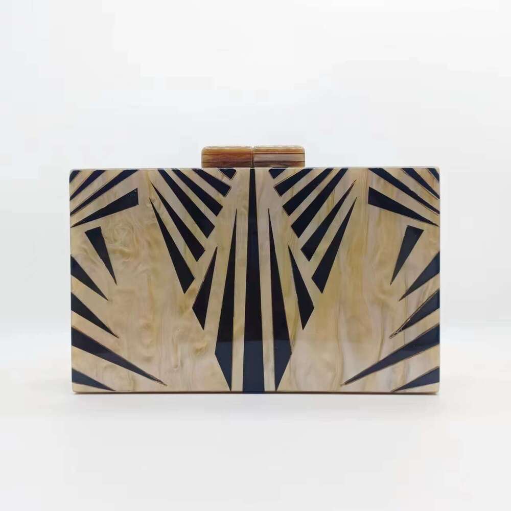 Clutch Bag Summer Cross-Border Direct Sale Evening Retro European And American Zebra Pattern Trendy Acrylic Single Shoulder Chain Bag For Women