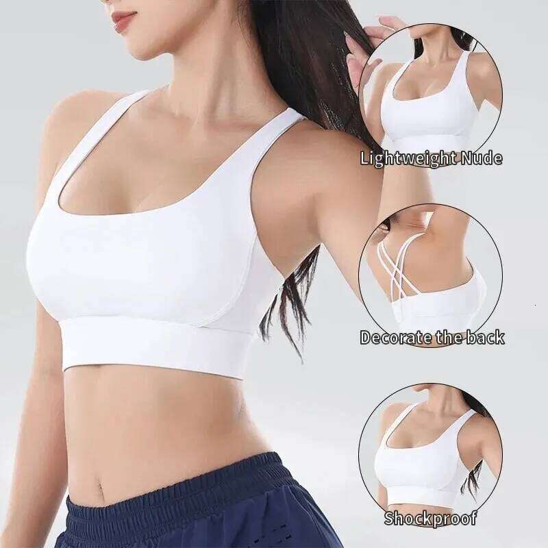 Fitness Yoga Race Sports Bras Nylon Top Bra Sexy Breathable Underwear For Women Gym 26Y0209