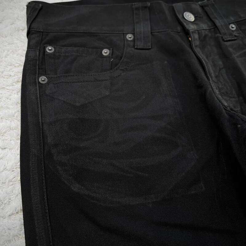 vintage X ray waxing tribal embroidery men's Gothic high street unisex punk slim fit Y2K baggy flared jeans