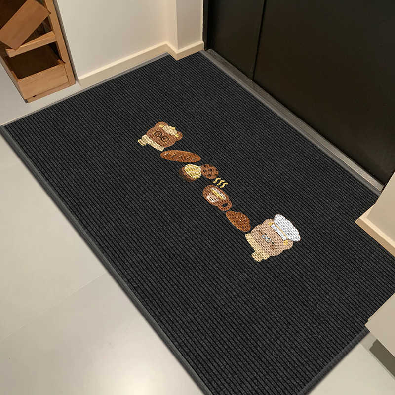 Cartoon Entryway Doormat Dirt-Resistant and Easy to Clean Crystal Velvet Doormat for Home Entrance Customizable Non-Slip Mat S260207