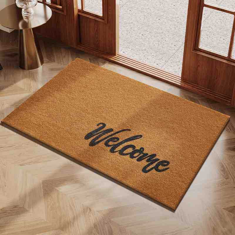 Modern minimalist entrance doormat for home use can be cut to size wear-resistant non-slip PVC loop mat S260207