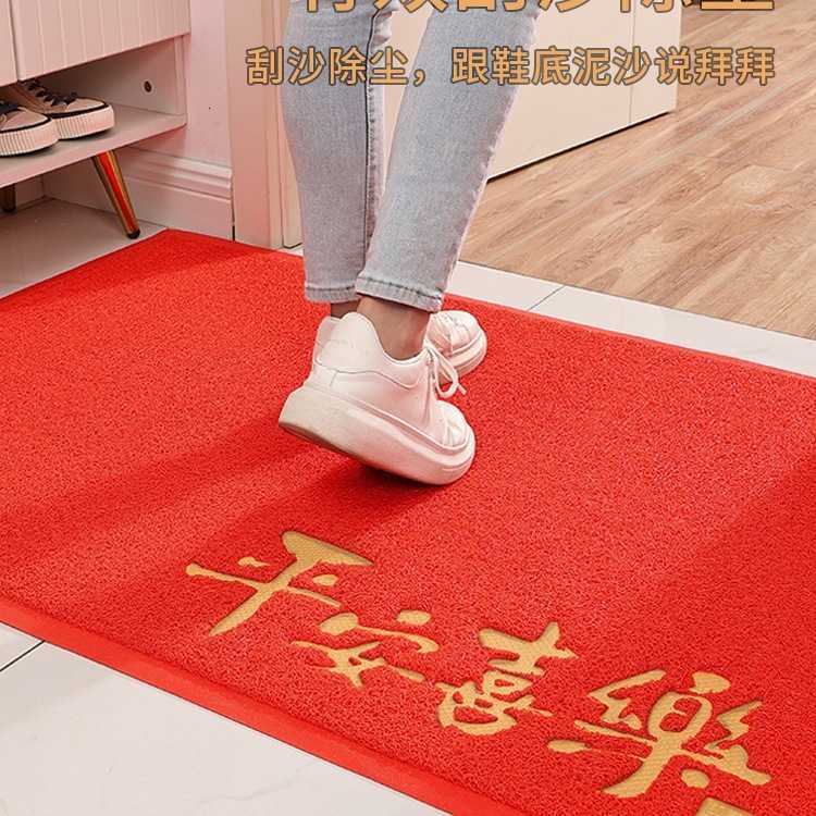 Entrance Doormat Large Door Silk Loop Foot Mat Entryway Mat Household Mat Safe Entry Carpet Non-Slip Dirt-Resistant S260207