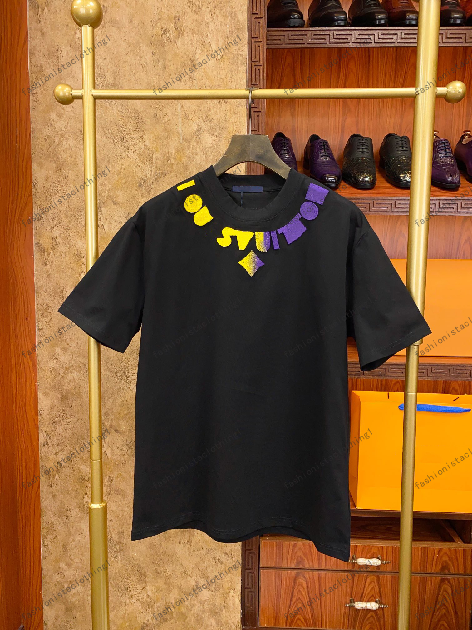 Summer short-sleeved casual new T-shirt brand designer luxurious men's fashion printed round-neck T-shirt cotton comfortable short-sleeved women's T-shirt 2026