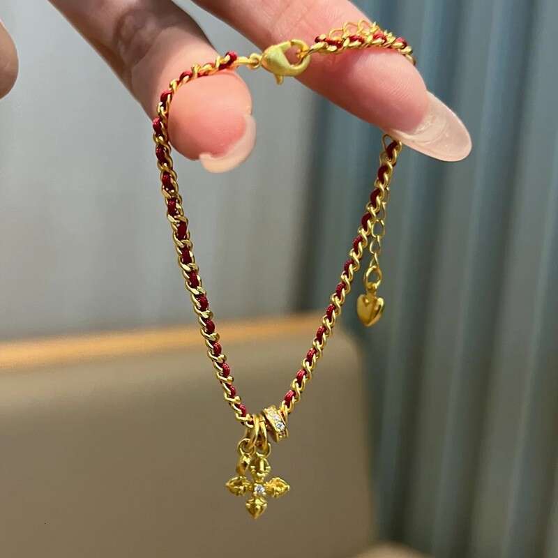 Necklace Designer For Women Red String Vajra Bracelet For Women 2026 New DIY Black Gold Bracelet