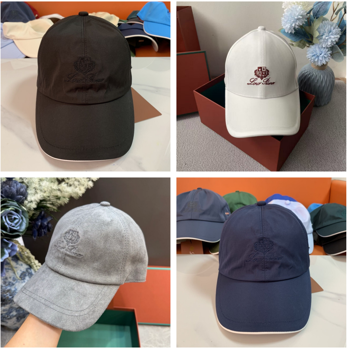 baseball cap hat for women designer Mens Caps Fashion Ball Cap loro cotton piana cashmere fitted autumn snapback embroidery beach hats