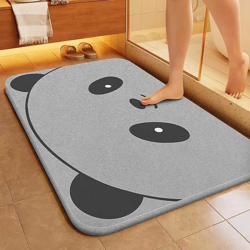 Durable and strong absorbs water in secondsBathroom floor mat non-slip quick-dry toilet door mat household carpet S260207